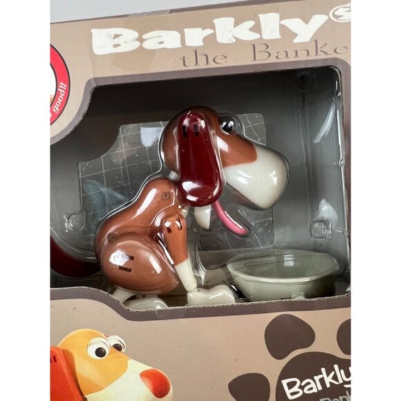 Barkly The Banker Hound Dog Mechanical Coin Bank New In Box  6+ Ages - Picture 4 of 7